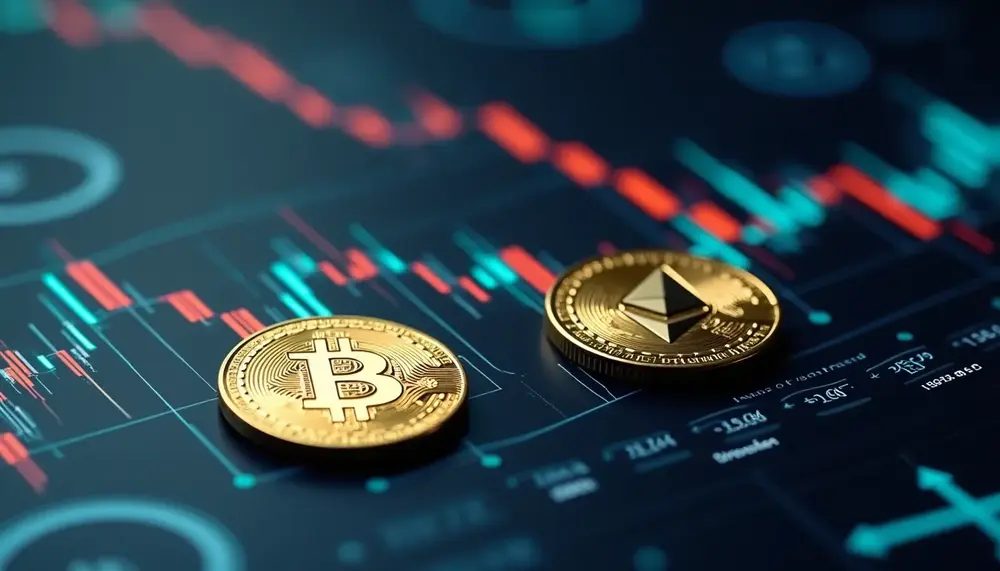 Kryptowährungen unter Druck: Bitcoin und Ethereum kämpfen mit Abwärtstrend