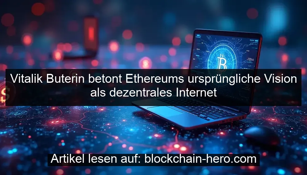 Vitalik Buterin enthüllt Ethereums Vision: Das dezentrale Internet der ...